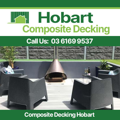 Durable composite decking with stylish outdoor lounge setting in Hobart